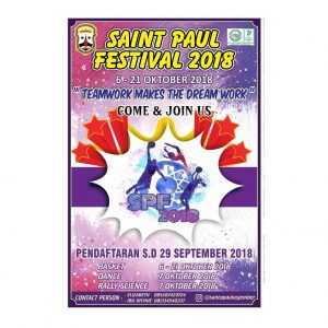 SAINT PAUL FESTIVAL 2018 RESMI DIMULAI!