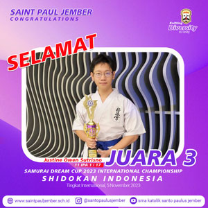 Juara 3 Samurai Dream Cup 2023 International Championship-Shidokan Indonesia