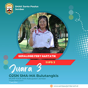 Juara 3 O2SN SMA-MA Bulutangkis