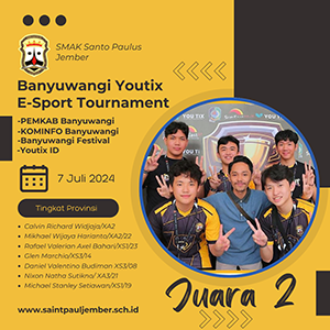 Juara 2 Banyuwangi Youtix E-Sport Tournament