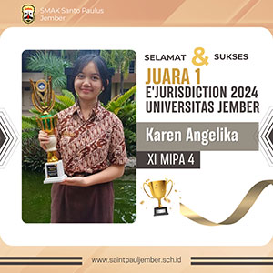 Juara 1 E'Jurisdiction 2024 - Universitas Jember