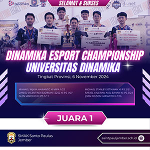 Juara 1 Dinamika Esport Championship - Universitas Dinamika