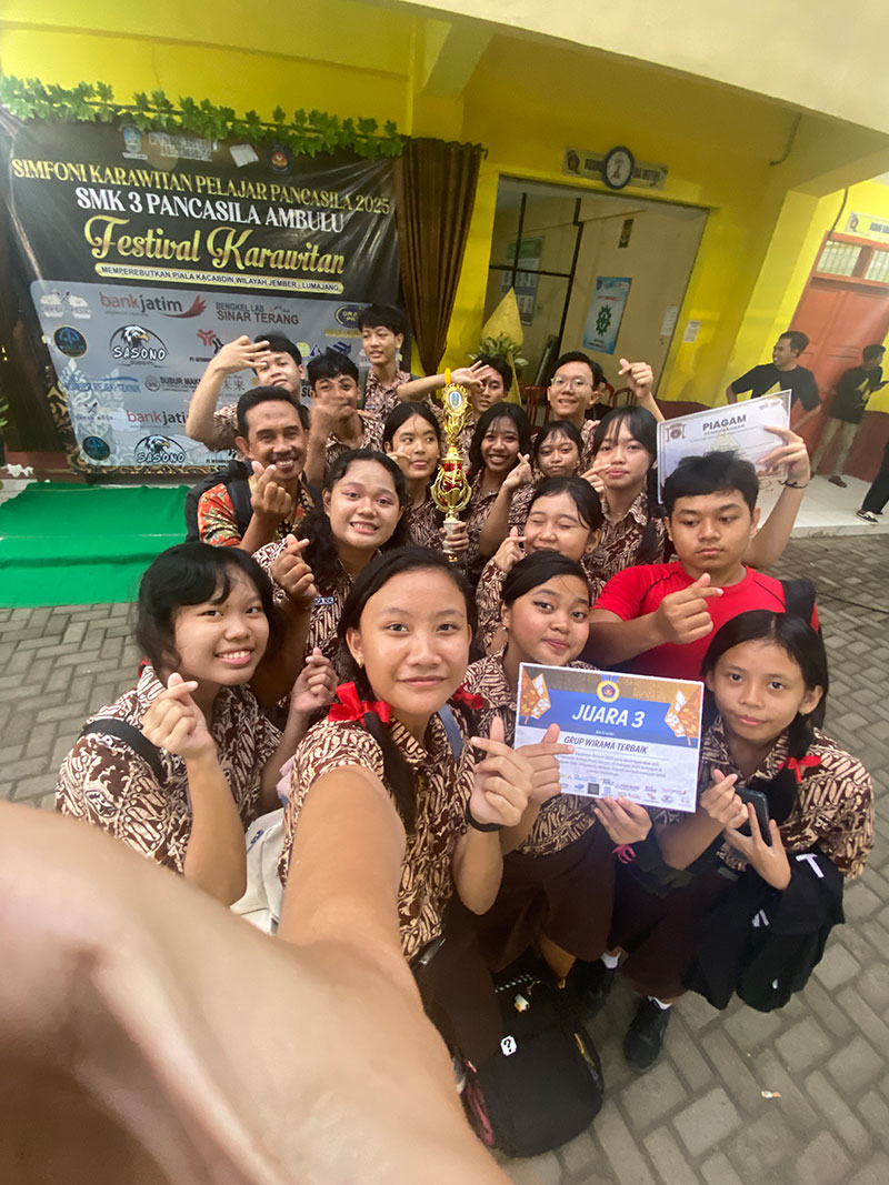 Karawitan Raih Juara Tiga!
