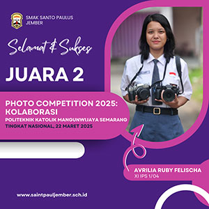 Juara 2 Photo Competition 2025: KOLABORASI - Politeknik Katolik Mangunwijaya Semarang