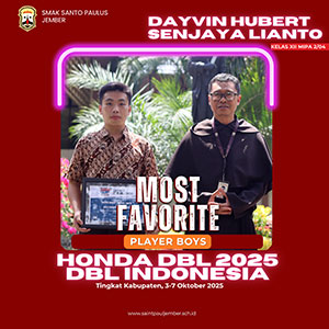 Most Favorite Player Boys Honda DBL 2025-DBL Indonesia