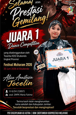 Juara 1 Dance Competition Festival Muharam 2026-Toserba KDS Situbondo