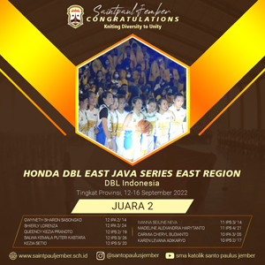 Juara 2 Honda DBL East Java Series East Region