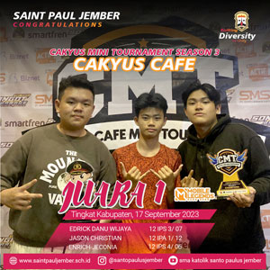 Juara 1 Cakyus Mini Tournament Season 3-Cakyus Cafe