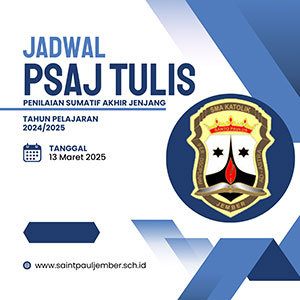 Jadwal PSAJ Tulis-CBT Tahun Pelajaran 2024/2025 Jadwal PSAJ Tulis-CBT Tahun Pelajaran 2024/2025