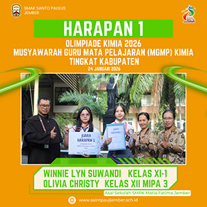 Harapan 1 Olimpiade Kimia 2026-Musyawarah Guru Mata Pelajaran (MGMP) Kimia