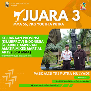 Juara 3 Kejuaraan Provinsi (Kejurprov) Indonesia Beladiri Campuran Amatir Mixed Martial Arts (IBCA MMA)