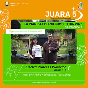 Juara 5 La Pianista Piano Competiton 2026-La Pianista