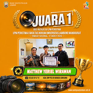 Juara 1 Dies Natalis XV LPM Peristiwa-LPM Peristiwa Fakultas Hukum Universitas Lambung Mangkurat
