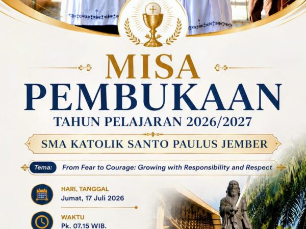 Misa Pembukaan Tahun Pelajaran 2026/2027