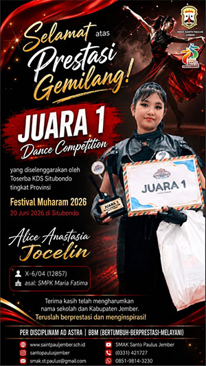 Juara 1 Dance Competition Festival Muharam 2026-Toserba KDS Situbondo