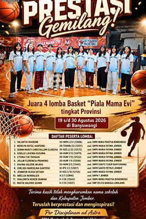 Juara 4 Lomba Basket Piala Mama Evi