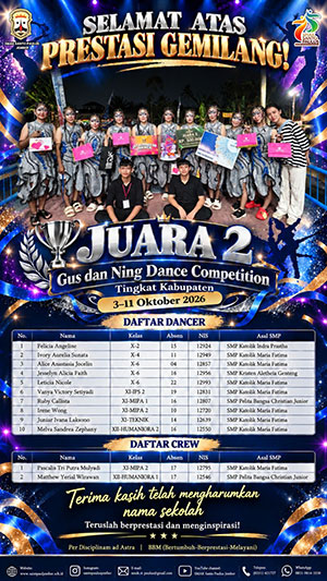 Juara 2 Gus dan Ning Dance Competition