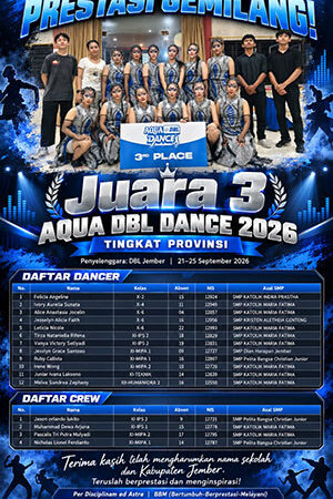 Juara 3 AQUA DBL Dance 2026