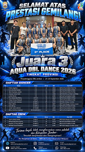 Juara 3 AQUA DBL Dance 2026
